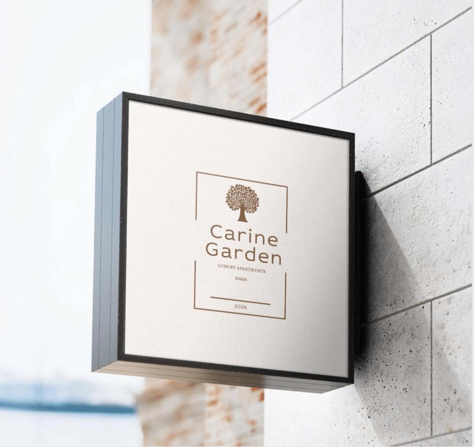 Apartmán Carine Garden Risan Exteriér fotografie